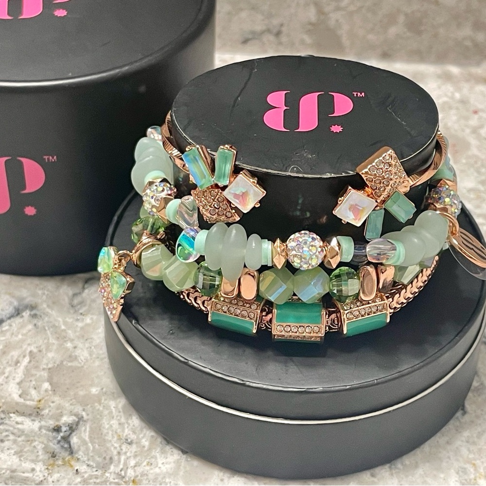 Bomb Party Holiday 2023 bracelet Stack, RBP6869